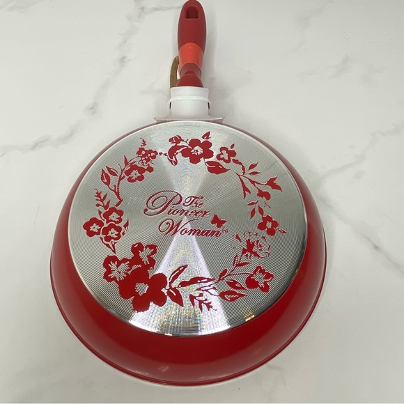 Nonstick Red Frying Pan & Spoonula Set - Picture 4 of 10